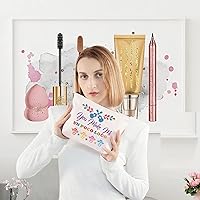 Vista 2 de LEVLO Miguel Cosmético Maquillaje Bolsa de dibujos animados Fans Regalo You Make Me Un Poco Loco Maquillaje Cremallera Bolsa Bolsa, Un Poco Loco