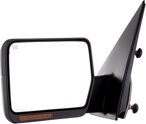 Miniatura 8 de 2004 2005 2006 para Ford para F150 Pickup Truck Remolque espejos de potencia ajustable luz de señal de giro calefactada carcasa negra