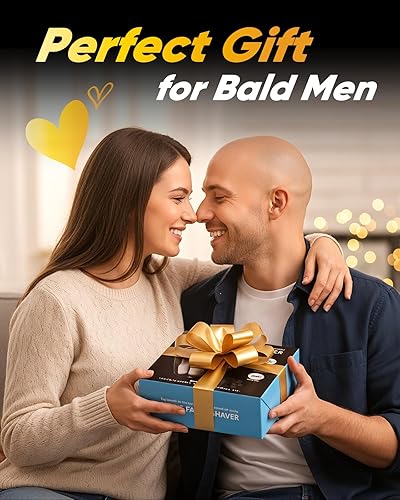 Miniatura 9 de Afeitadora de cabeza para hombres calvos, afeitadora flotante 7D de cabeza calva 5 en 1, maquinilla de afeitar eléctrica húmedaseca con pantalla