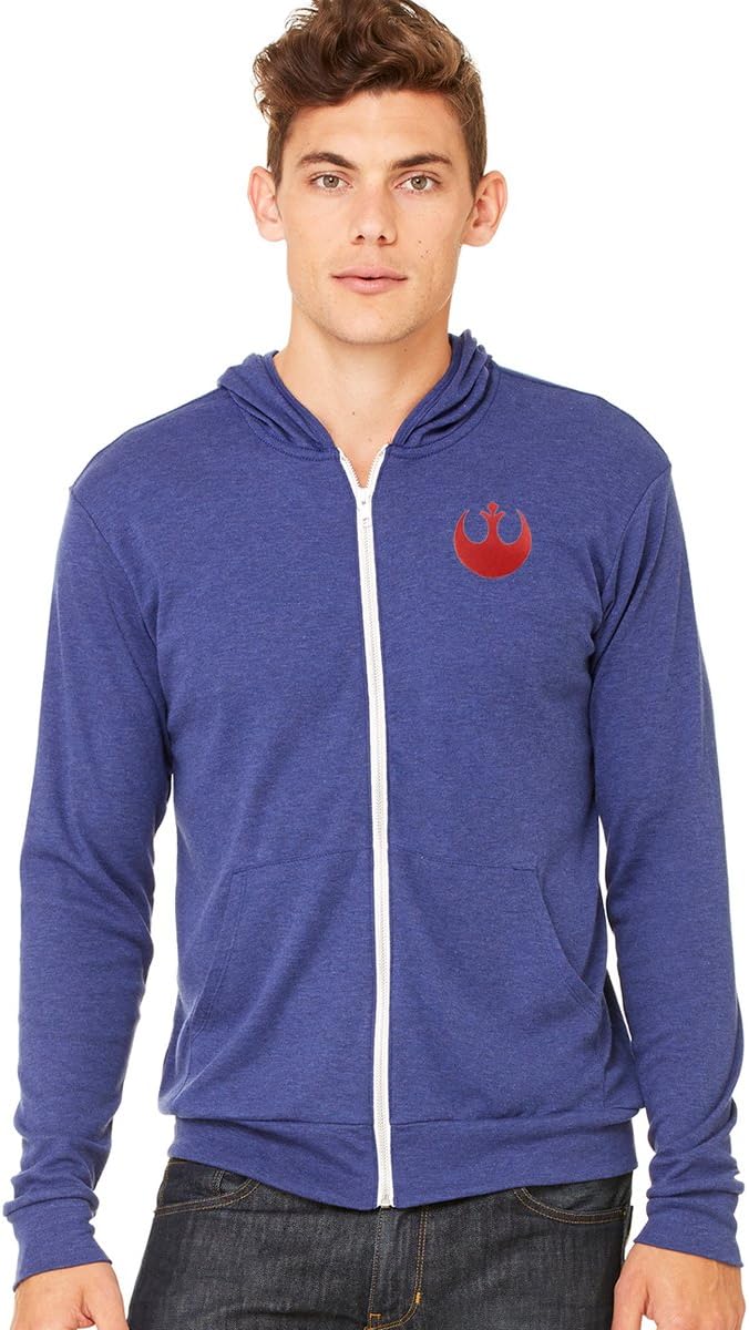 SW Rebel Alliance Tri-Blend Full-Zip Lightweight Hoodie