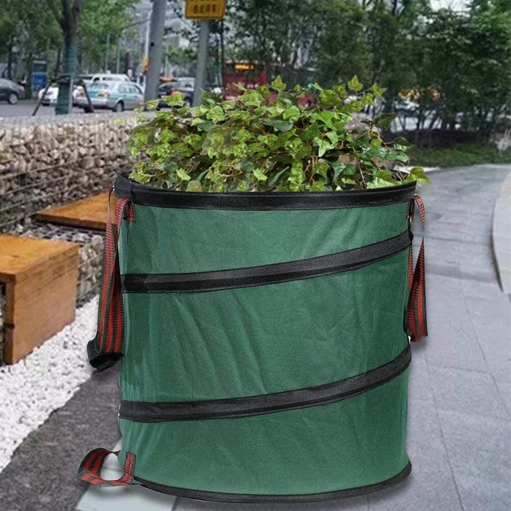 Cestino della spazzatura pieghevole da giardino, cestino per rifiuti da campeggio, cestino per il giardinaggio e la biancheria