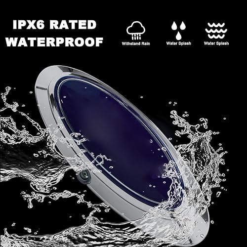 Miniatura 3 de Kit de cámara de respaldo de visión trasera con emblema F.0rd para portón trasero compatible con F.0rd F-150 2011-2014, cámara de marcha atrás con