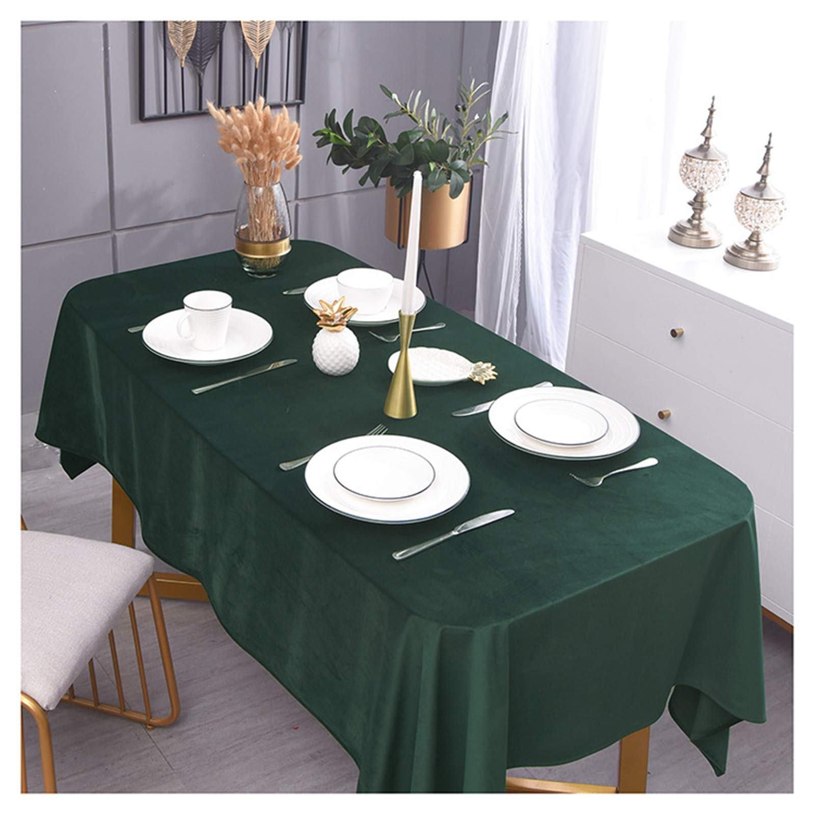 Nappe velours vert pour pique-nique chic et toile de fond photo
