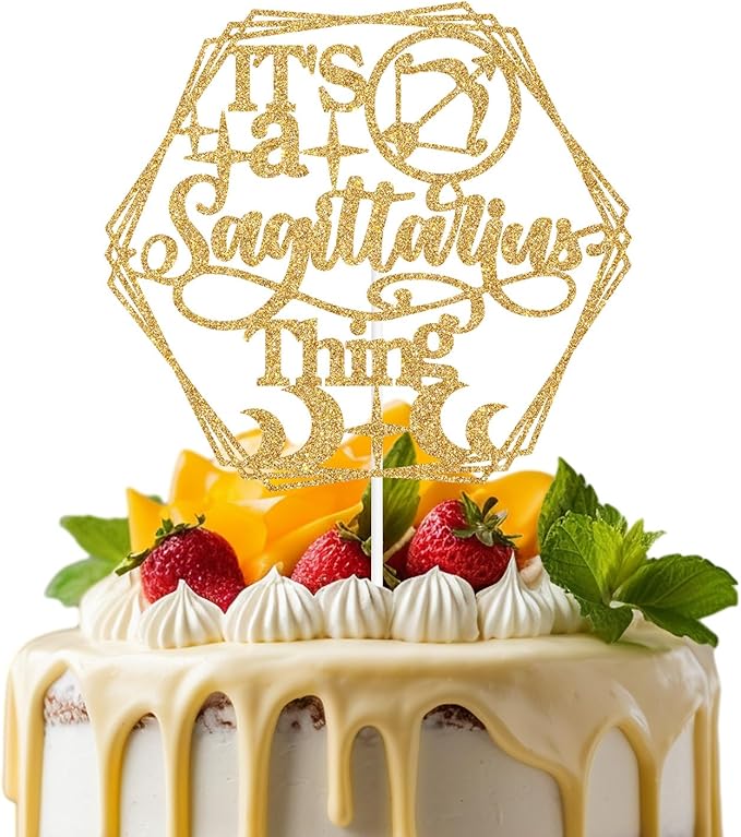 It's a Sagittarius Thing Cake Topper, Big Sagittarius Energy, Sagittarius Cake Decor, 12 Zodiac Constellations Sagittarius Birthday Party Decorations