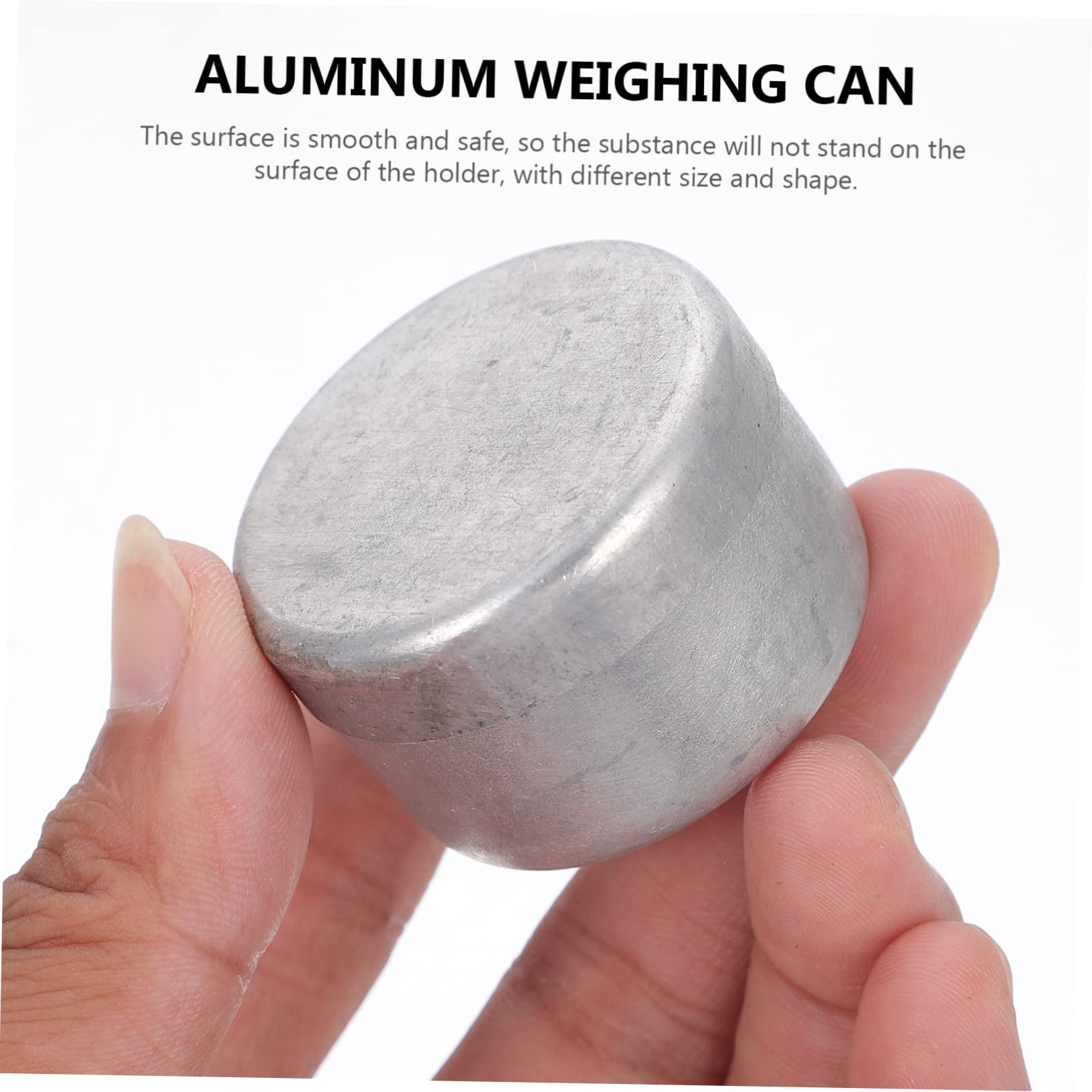 Ciieeo Smooth Safe Aluminum Weighing Pan for Chemical Samples Small Aluminum Dishes for Lab