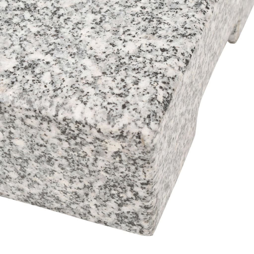 Socle de Parasol Granite rectangulaire 25 kg,Pied De Parasol,Pied De Parasol Lourd,Pied De Parasol sur roulettes