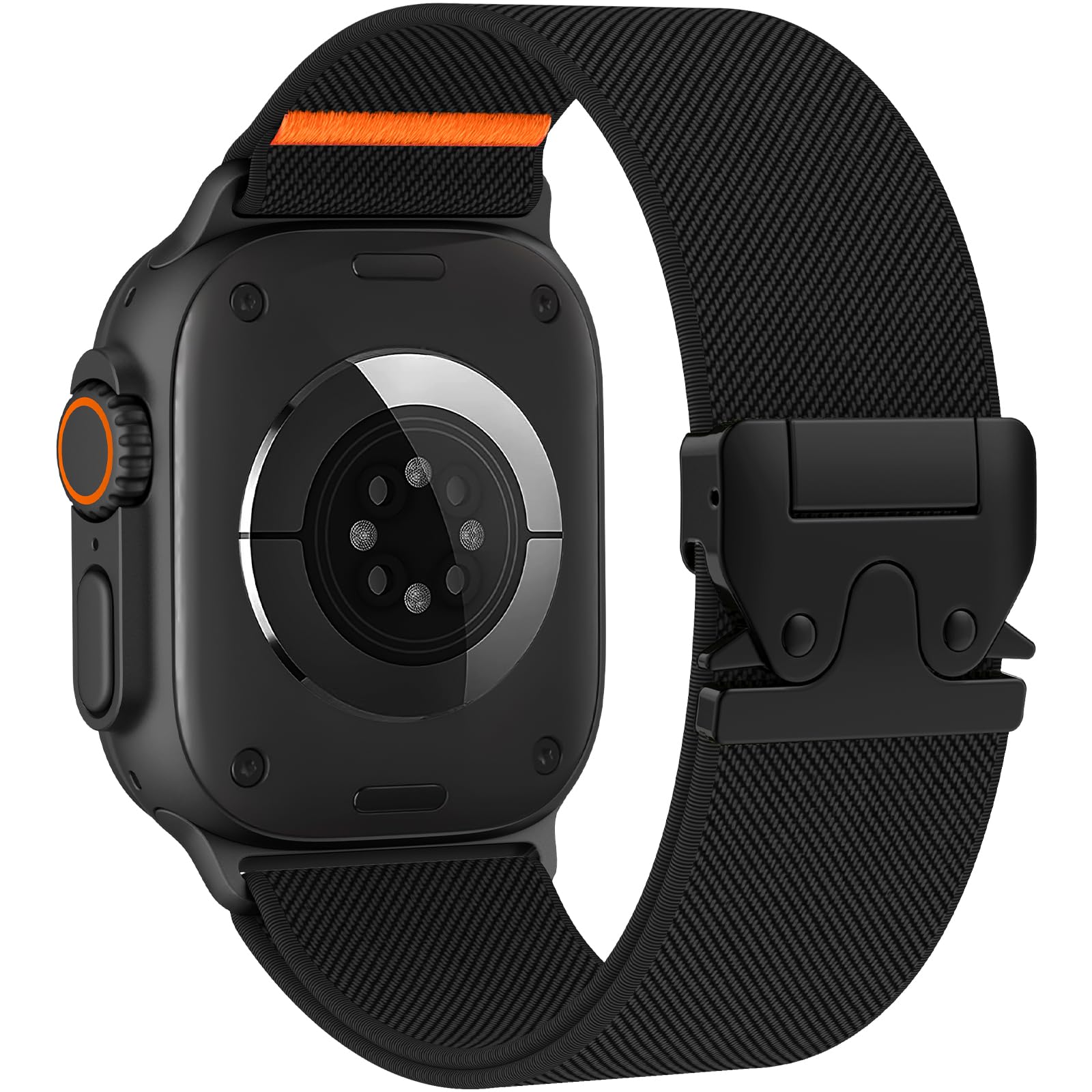 Yoohoo Nylon Cinturini Compatibile con Cinturino Apple Watch 44mm 45mm 46mm 42mm Ultra 3/2 /1 49mm Donne Uomo, Cinturino Regolabile Nylon Elastico Sport per iWatch Series 11 10 9 8 7 6 5 4 3 2 1