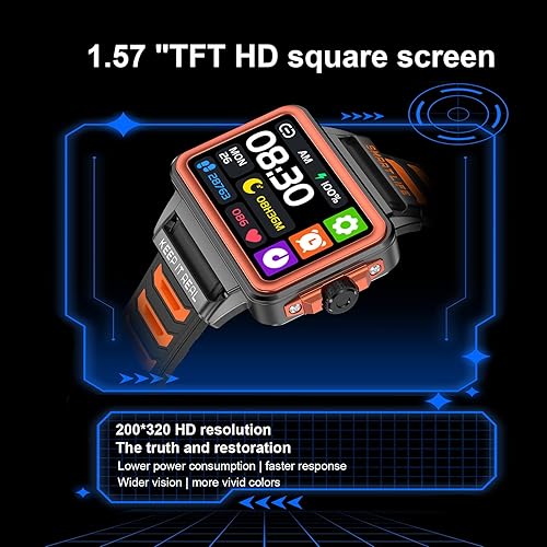 Miniatura 2 de Reloj inteligente para hombres, mujeres, jóvenes, reloj inteligente de tendencia de moda, reloj inteligente Bluetooth IP68 impermeable reloj de