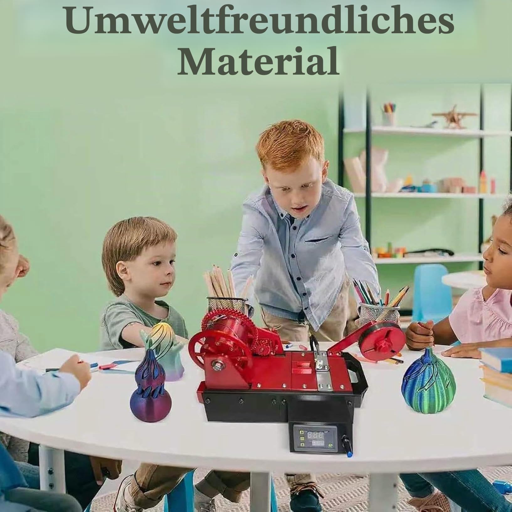 3D-Recycling-PET-Filament-Hersteller, Desktop-Filament-Maker-Maschine, 3D-Drucker-Extruder, Pultrudierte Kunststoffflaschen, Recycler Für Recycelte PET-Flaschen