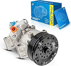 PHILTOP Compressor AC 67328 para Corolla 2009-2010 1.8l, xD 2008-2014, Matrix 2009-2010 2012 1.8L, CO 11210C, 11167328, 5512719 Compressor de ar condicionado
