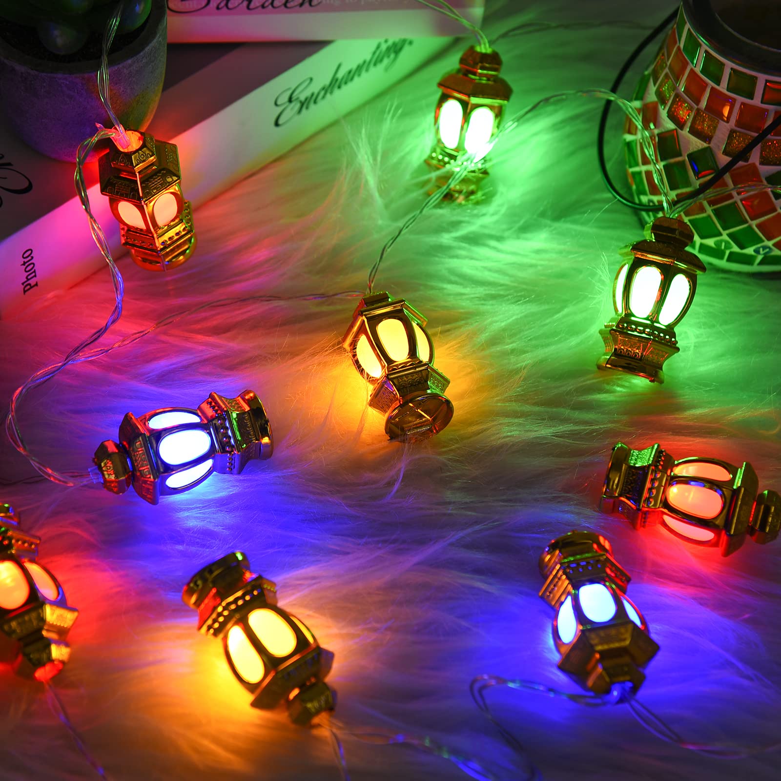 Herefun Luci di Eid Ramadan, 10 LED Luci Musulmane