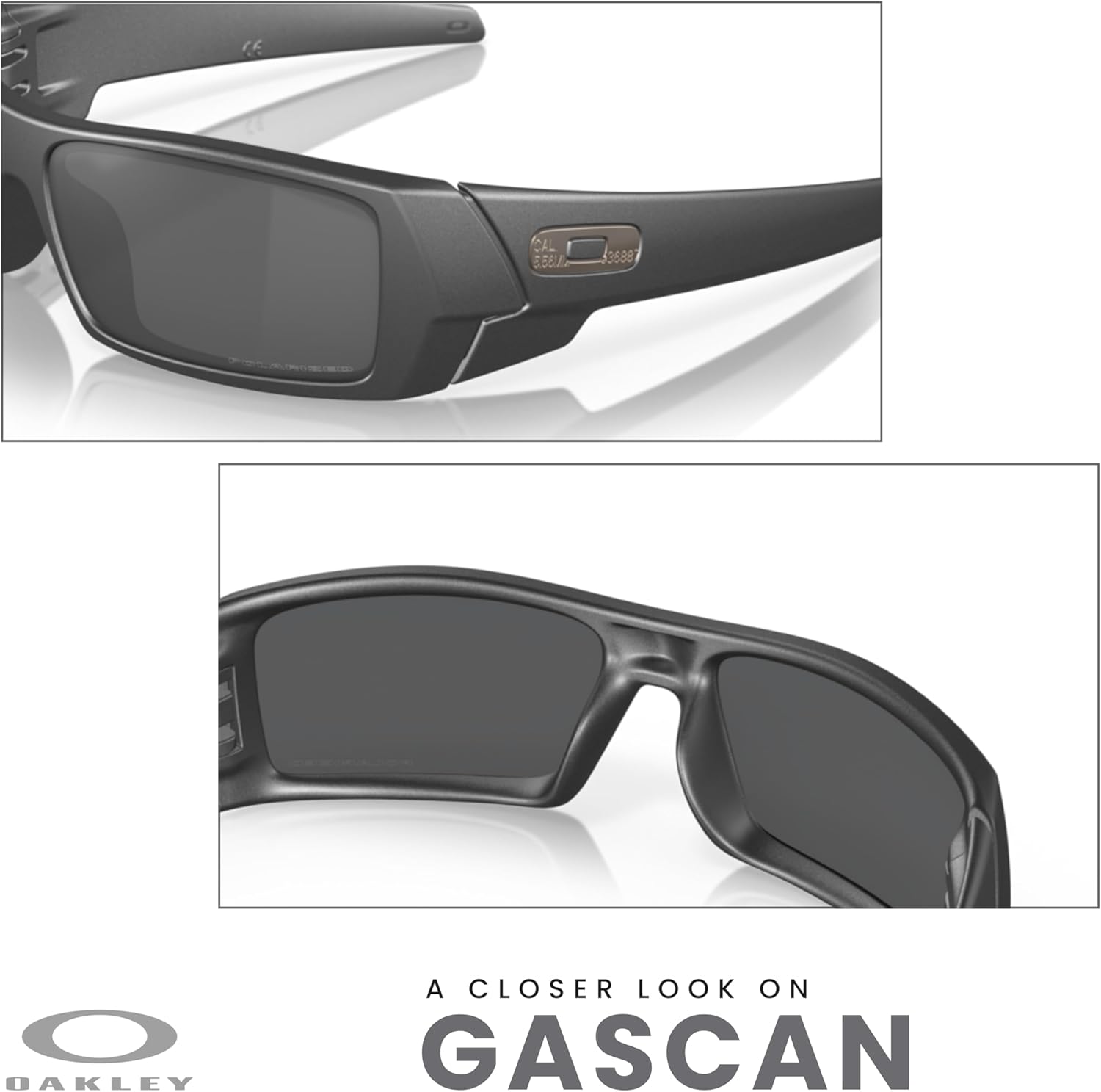 OAKLEY Gascan OO9014 Rectangular Sunglasses For Men+ Bundle Accessory Leash Kit, Microfiber Pouch - Image 6