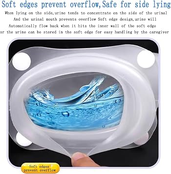 Urine Collection Bag for Men Women, Catheter Wearable Bag Incontinence Pant Pants System with Collection Portable Leak Proof Leg Urinals Holder Urination Devices(Silicone Material,Elderly Male)