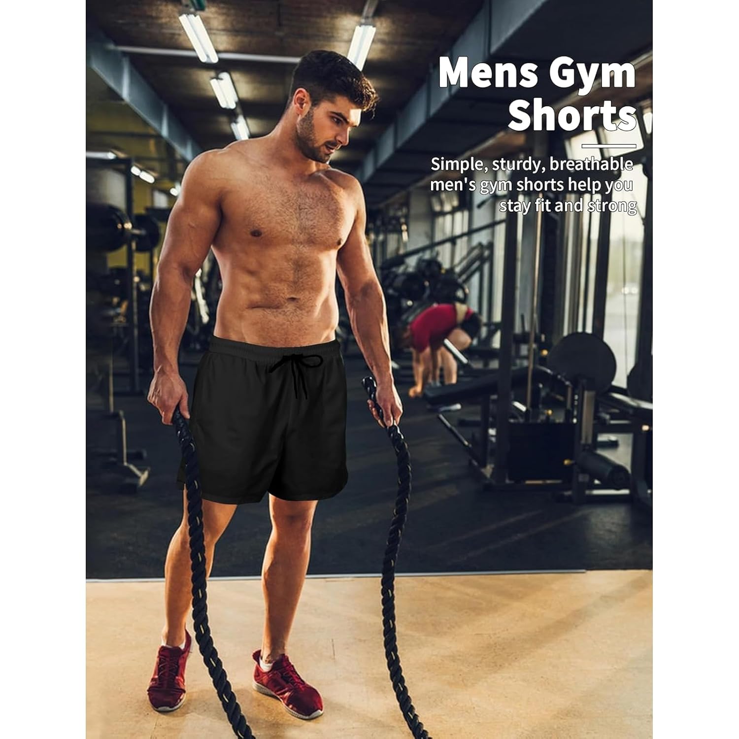 Shorts atléticos masculinos de 12 cm com costura interna para treino, academia, corrida, shorts masculinos de secagem rápida e leve para o verão em promoção! Veja a oferta e mais achadinhos de Shorts & Bermudas 5 Hoje é o melhor dia para comprar Shorts atléticos masculinos de 12 cm com costura interna para treino, academia, corrida, shorts masculinos de secagem rápida e leve para o verão com aquele preço maroto! Promoção! Aproveite a oferta! 5