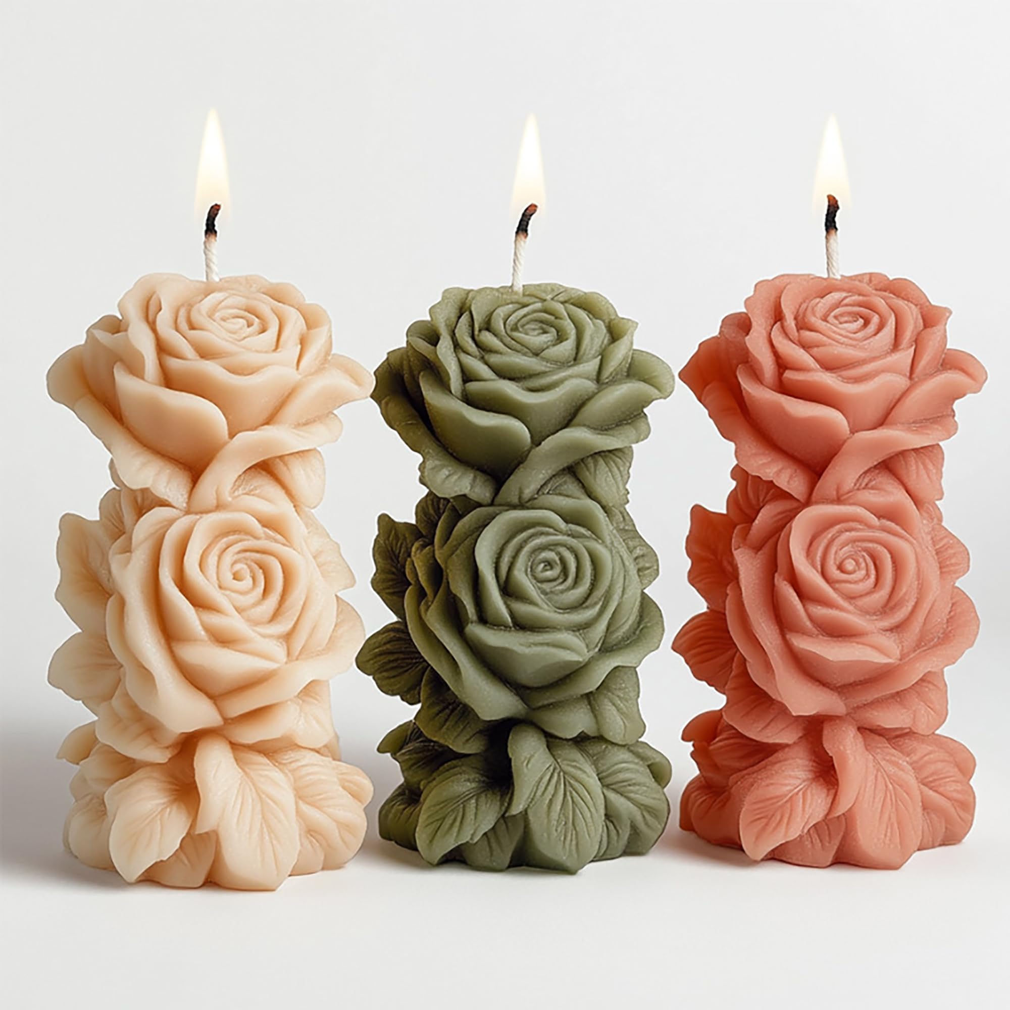 Stampo per candele a forma di frutta: stampo natalizio 3D, stampo in silicone a