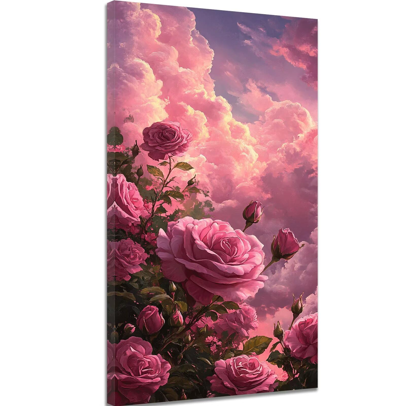 Malarstwo diamentowe dla dorosłych, kwiat XXL, 90 x 180 cm, malarstwo diamentowe 5D, zestaw do majsterkowania, dla dorosłych, kobiet, początkujących, zestaw do haftowania, dekoracja ścienna, krajobraz