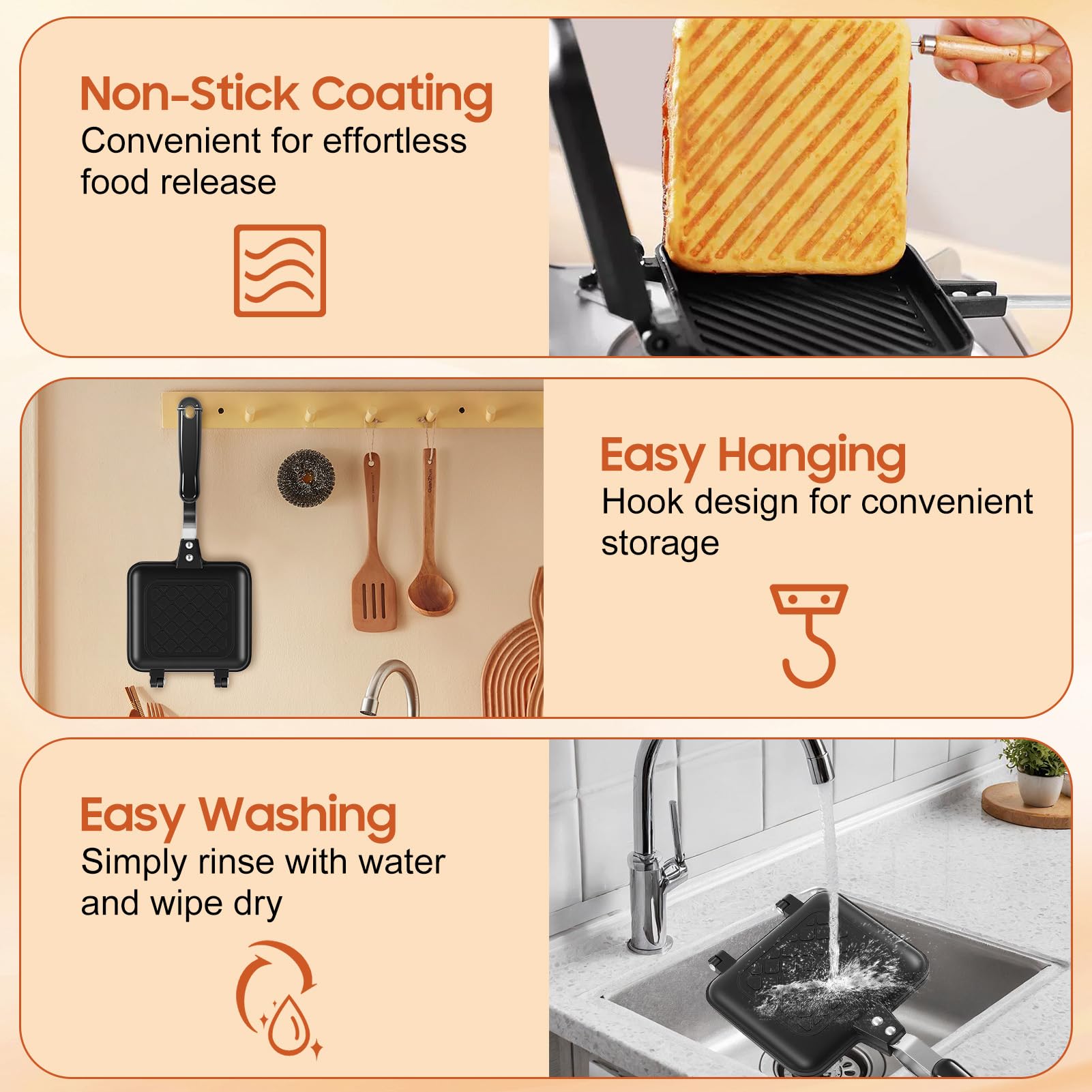 Ochama Broodrooster - Ontbijtmachine Voor Toast, Sandwiches, Bagels