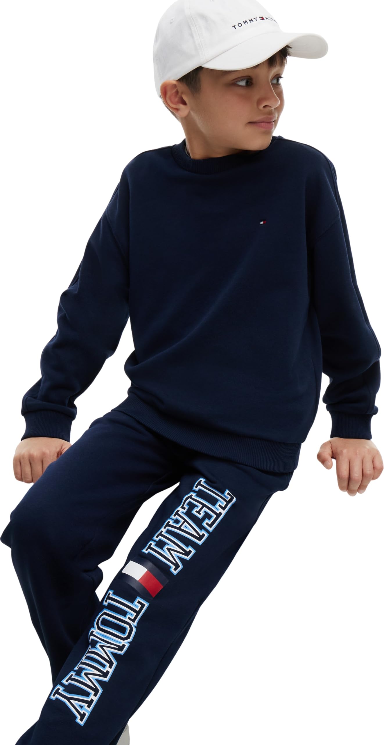 Tommy Hilfiger - Team Tommy Sweatpant Kb0kb10497, Pantaloni da Tuta Bambini e Ragazzi