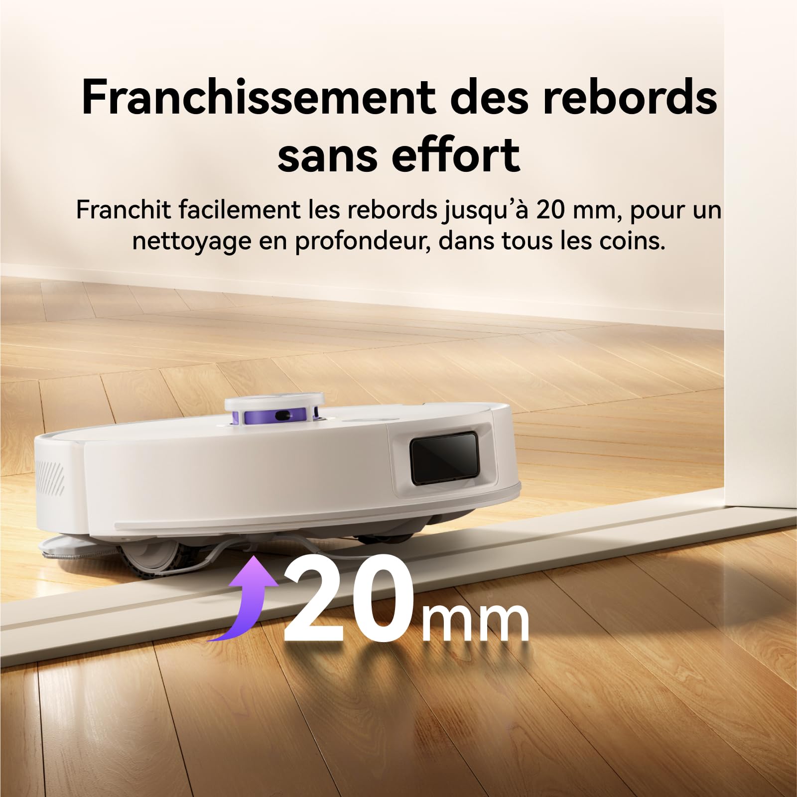 NARWAL Freo S Robot Aspirateur Laveur 8000 Pa, Pression de Nettoyage 8 N