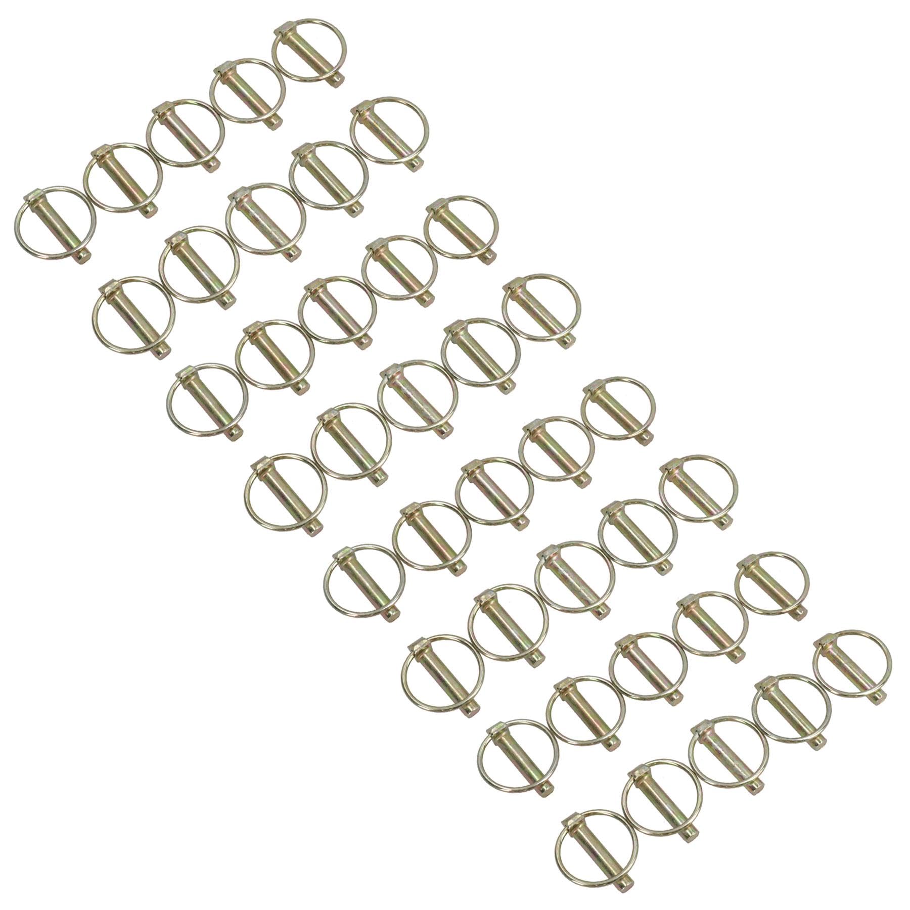AB Tools Lot de 40 épingles Lynch 10 mm en acier au chrome vanadium