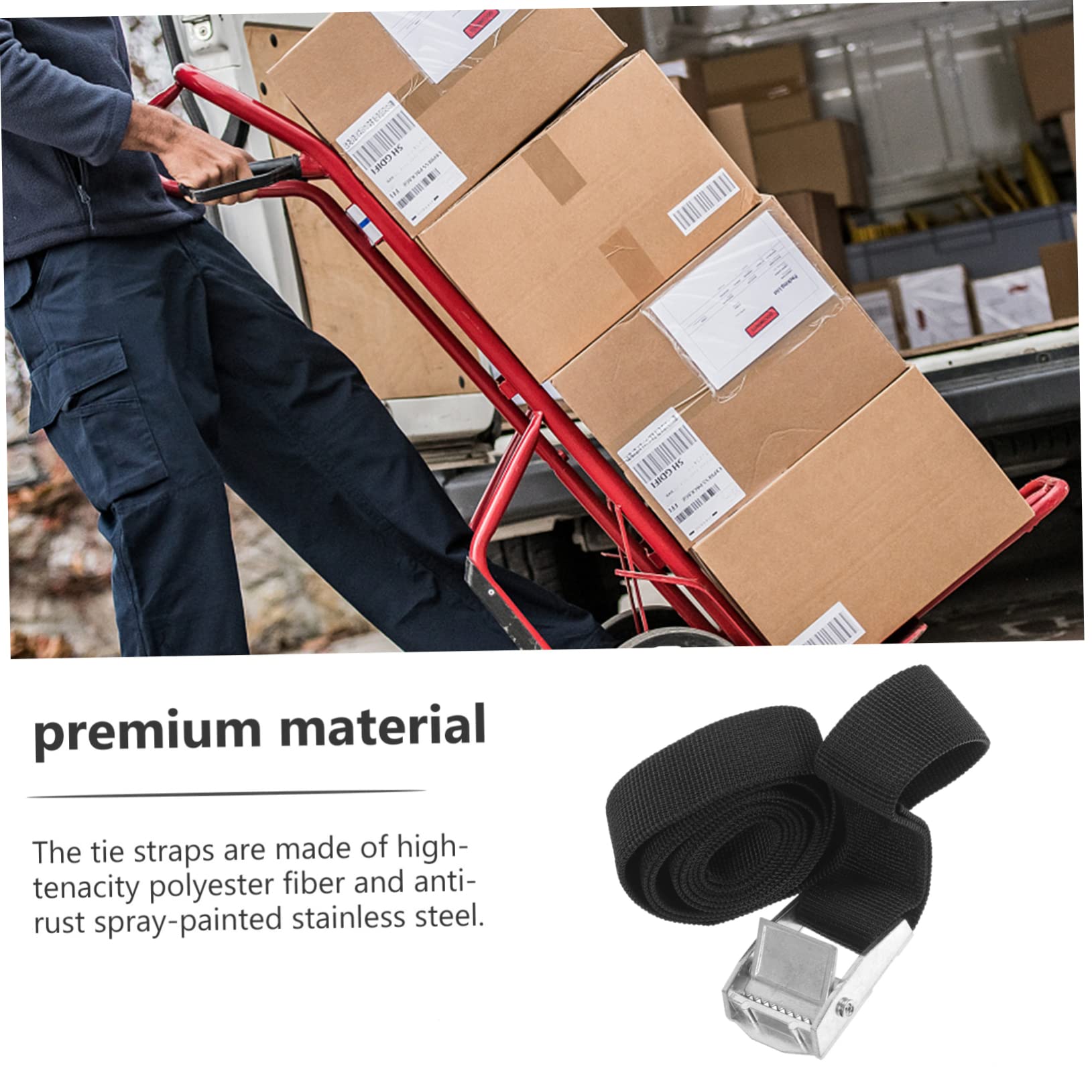 8pcs Cinghie di fissaggio a cricchetto Cinghie per bagagli per valigie Cinghia regolabile Cinghie di ancoraggio per camion Cinghie con fibbia Cinghie elastiche regolabili Cinghie di ancoraggio per c