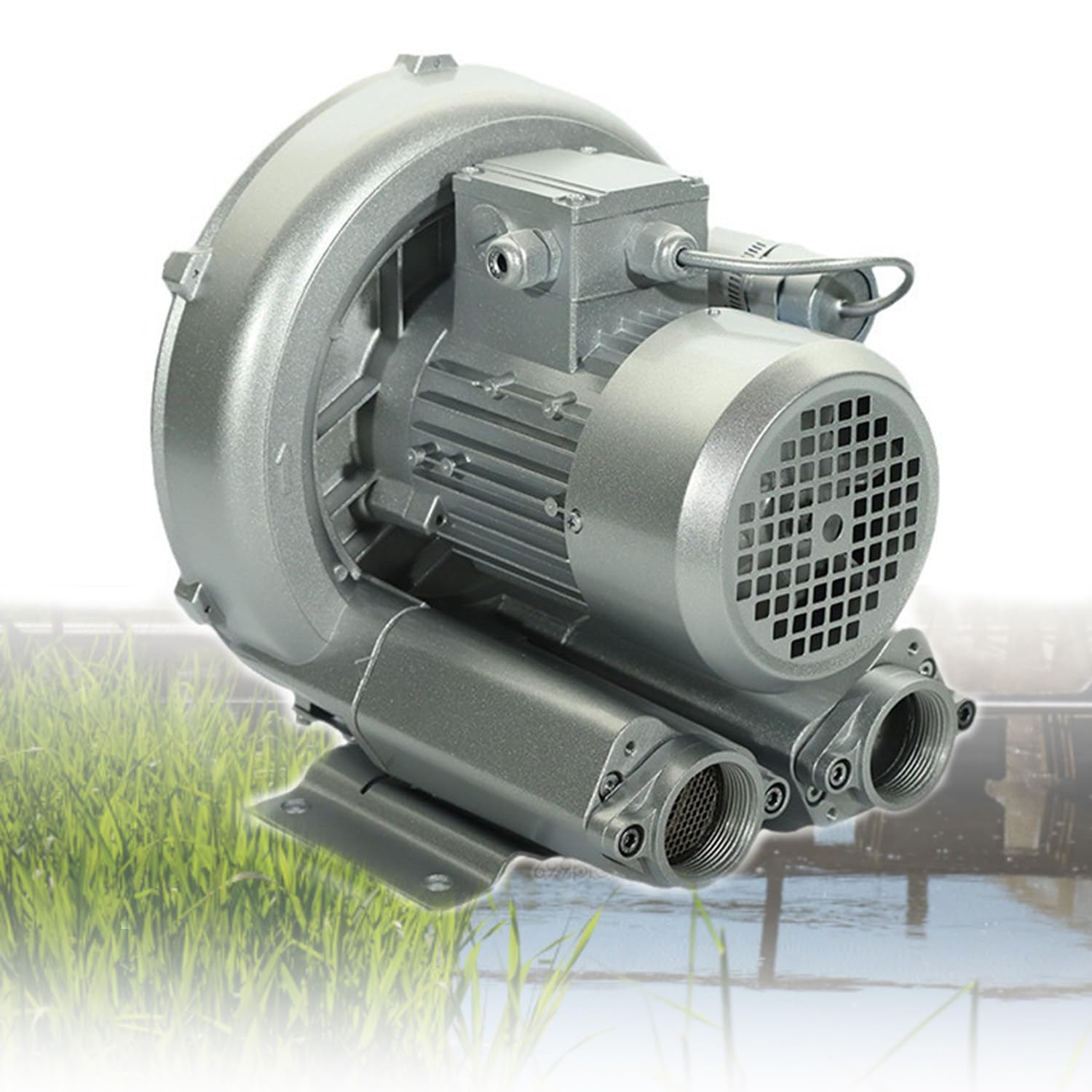 Soplador regenerativo para acuicultura,Bomba Turbo Industrial de,Ventiladores Vortex centrífugos de Alta presión para acuarios,estanques hidropónicos,aireadores de fosas sépticas XGB-120