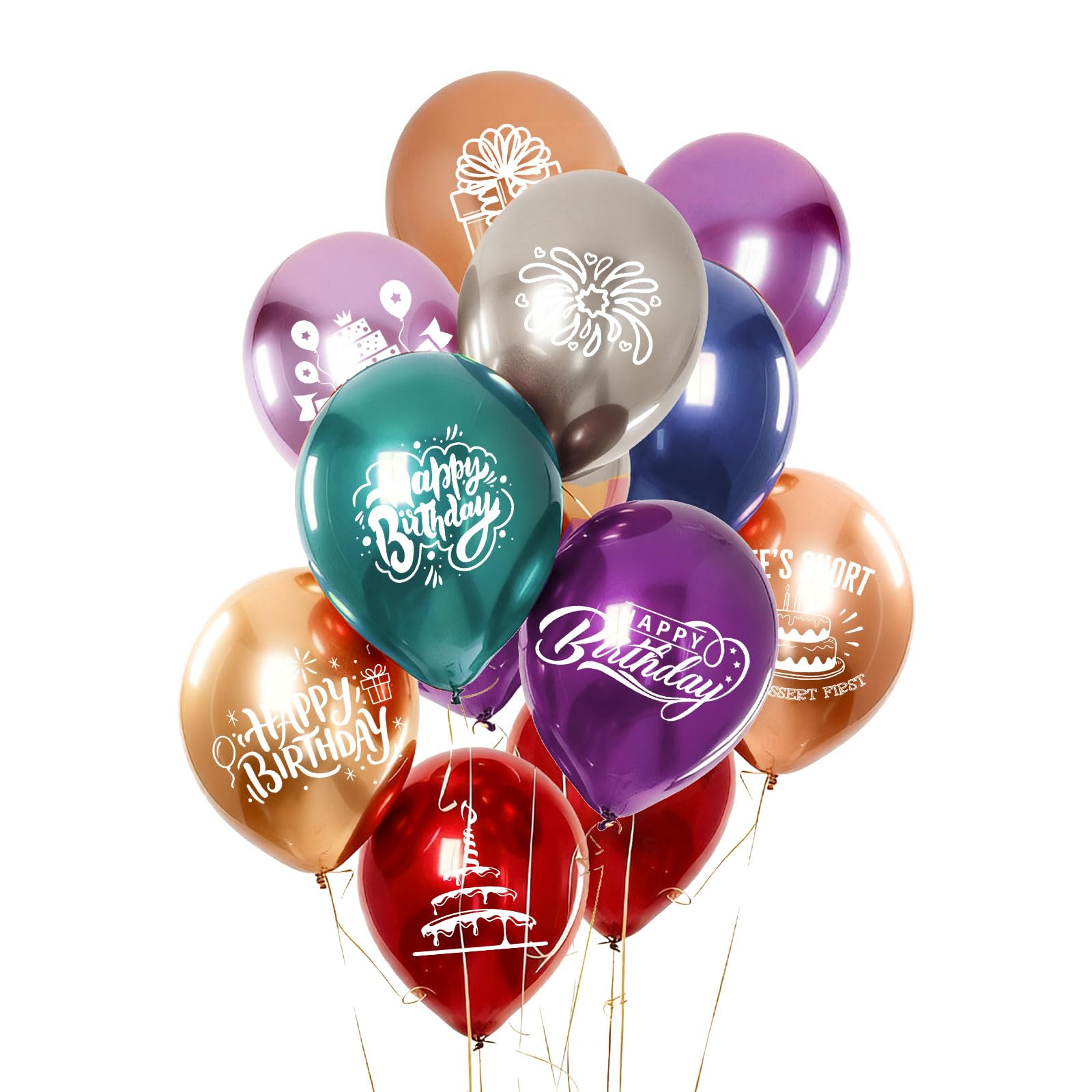 Personalised Balloons with Logo and Text, Customise your Balloon with Logo and Unique Design, Ideal for Weddings, Birthdays, Graduations, Christmas, Halloween and All your Parties (Style 6)