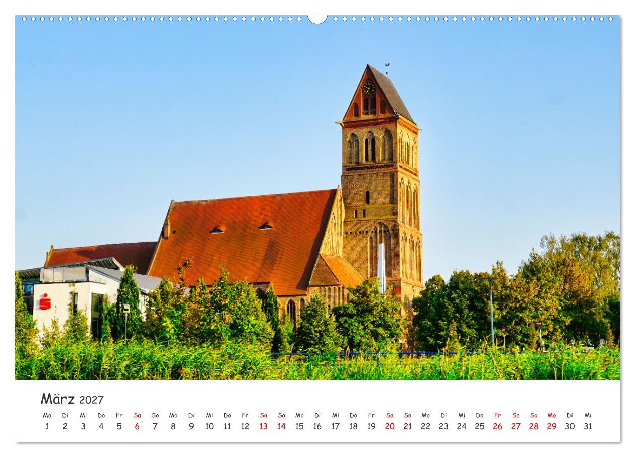 CALVENDO · Anklam und Umgebung (Kalender 2027) | DIN A2 Querformat · Wandkalender · Hansestadt Anklam wird auch als Tor zur Insel Usedom bezeichnet
