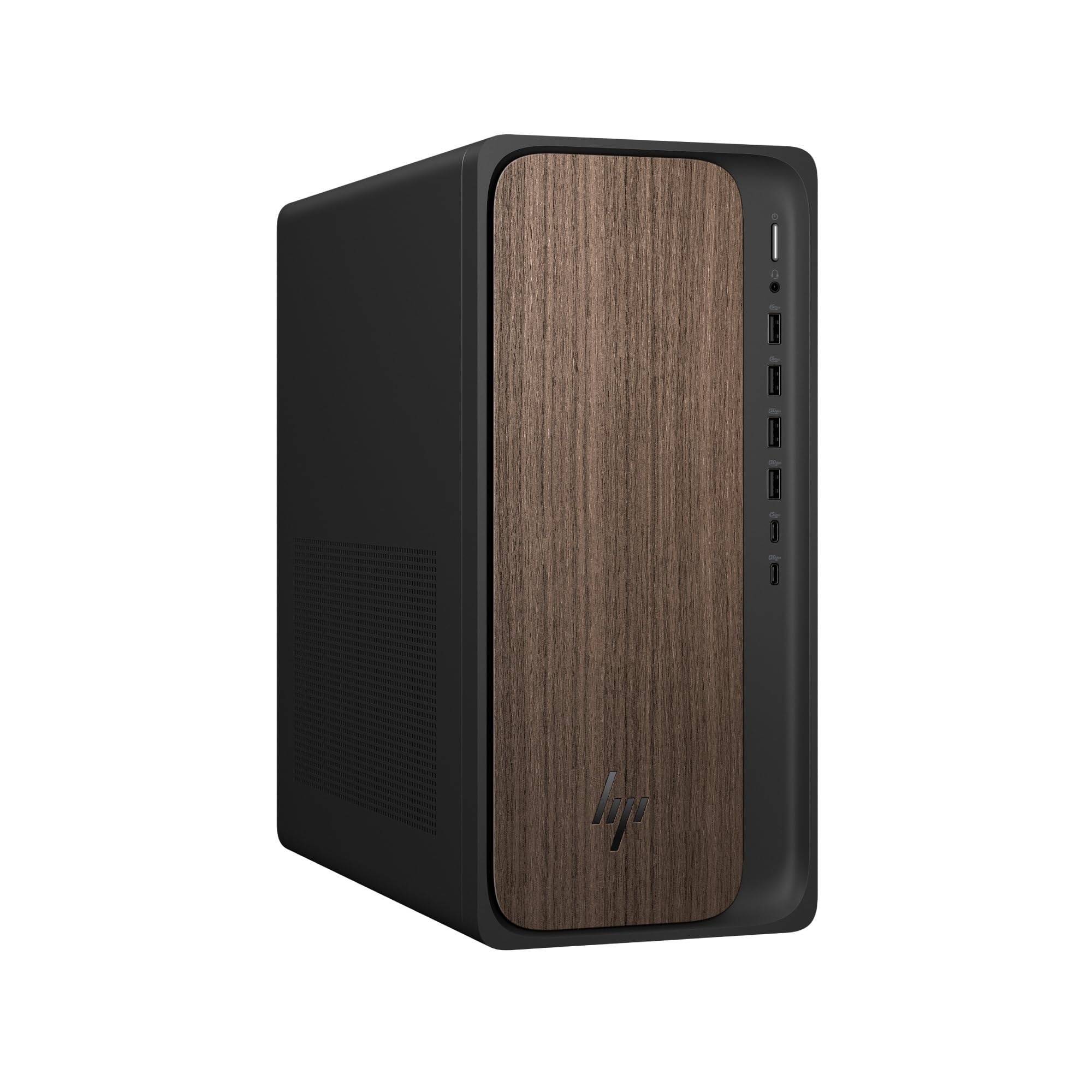 HP OmniDesk AI M03-0000sl, Desktop, Intel Core Ultra 5 processor powering Intel Evo Edition, 16GB RAM, 512GB SSD, Grafica Integrata, PSU ad Alta Efficienza, Windows 11 Home, Marrone Legno