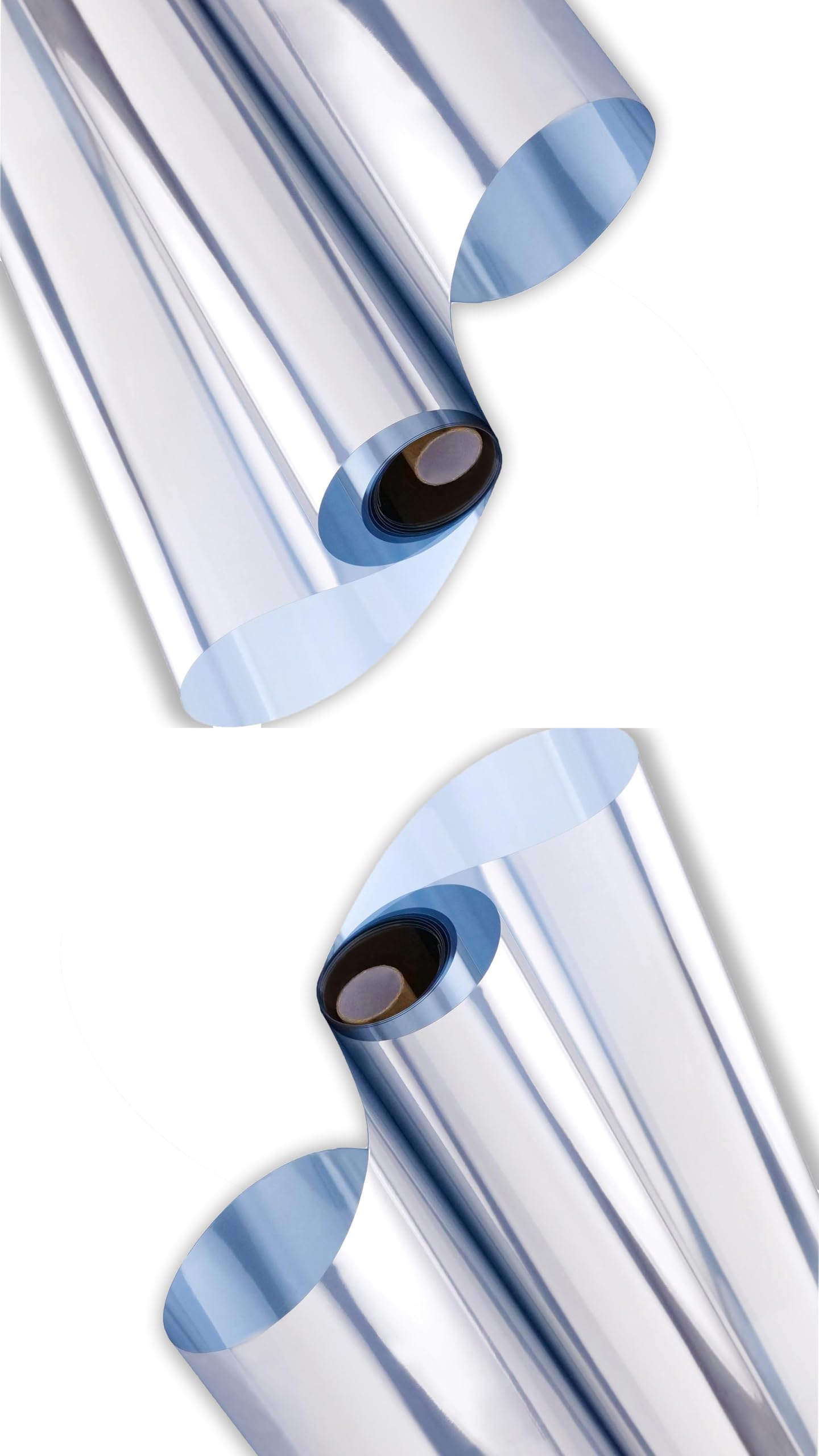 Sweet seven Premium Silver Daytime Privacy Window Film - Non-Adhesive Reflective Mirror Tint for Home and Office - Sun Blocking Glass Film - Size: 23.6x39.4 inches