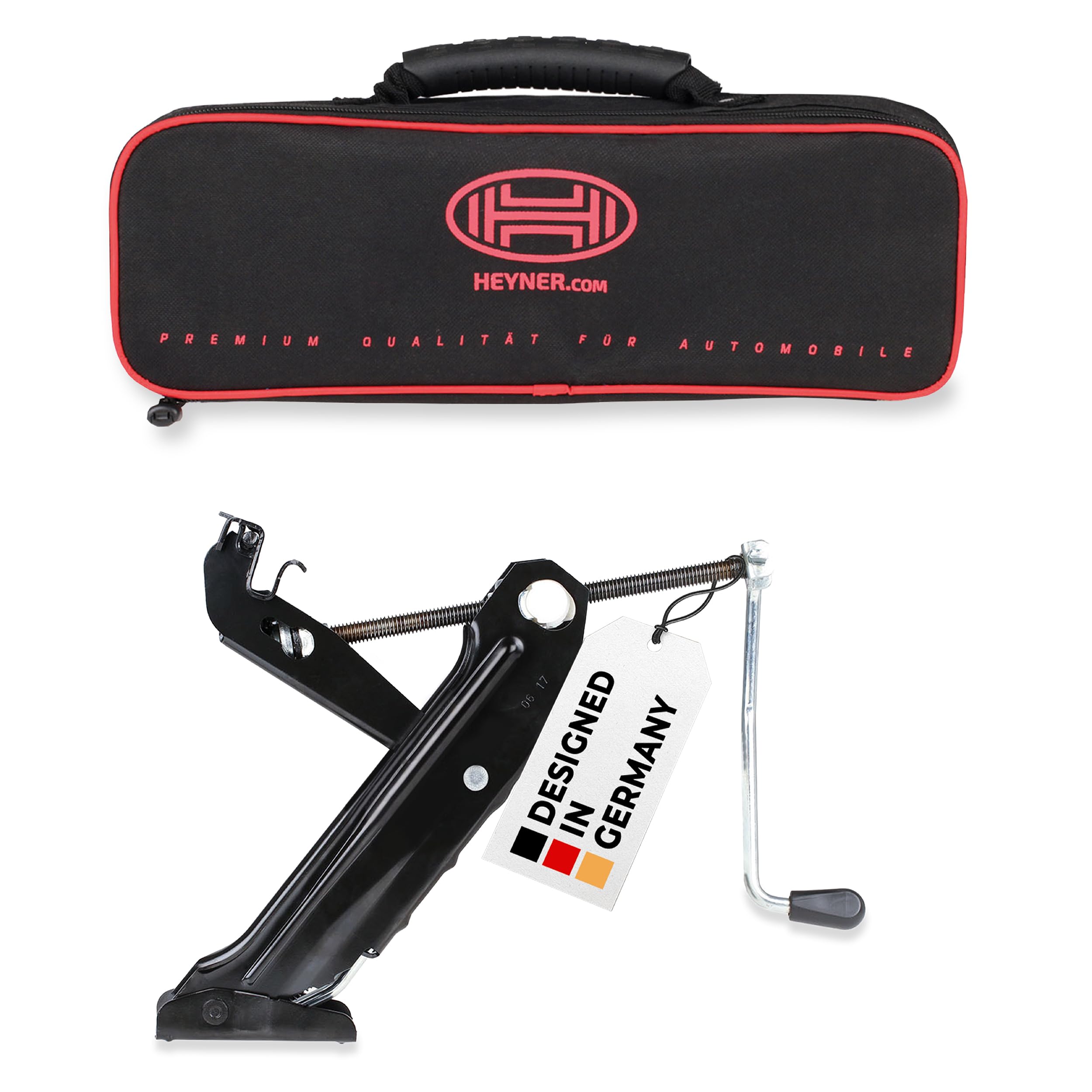 HEYNER® OEM Wagenheber I Made in EU I passend für VW Golf & SEAT Leon & Skoda Octavia & Audi A3