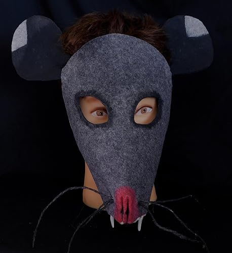 Miniatura 5 de Creepy Cute Opossum Possum Rat Mouse Mask - Adult Halloween, Masquerade, Cosplay Costume Masks for Photo Shoots, Videos and Fun Times