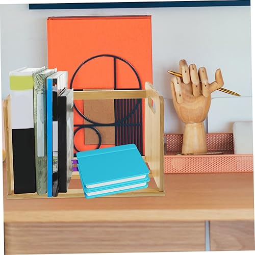 Miniatura 2 de Estante de almacenamiento de registros, estante para libros, estantería multifunción, estantería de escritorio, organizador de escritorio, estante