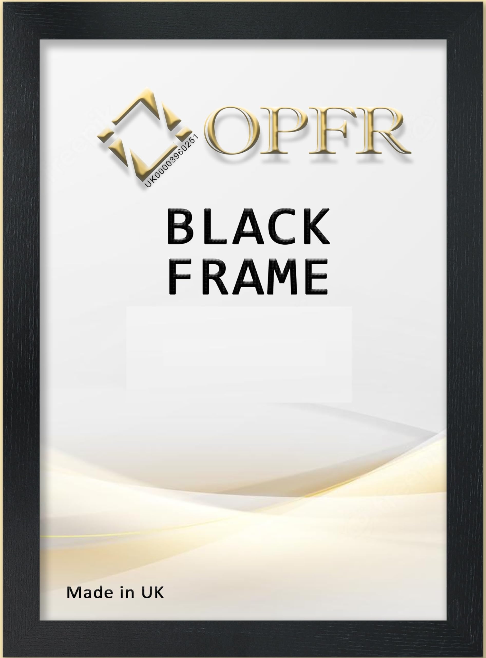 Black White Oak Silver Picture frame Photo,Poster frames (Black, 27x40 inch)
