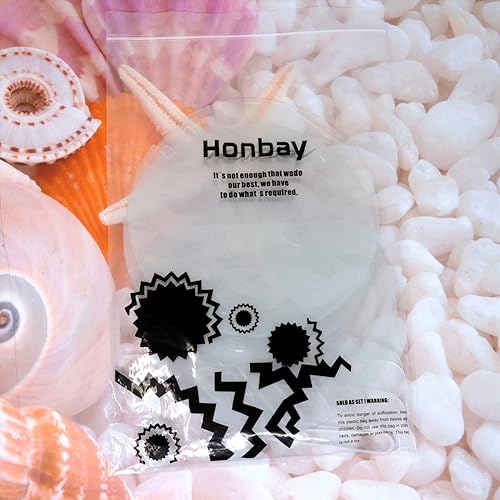 Miniatura 5 de Honbay 10PCS Plastic Round Handheld Fans Blank Pocket Fans Chinese Style Fans for Summer Decorations Dancing Performance Prop Wall Ornaments or DIY