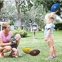 Vista 7 de Macro Giant - Juego de 4 mini fútbol de espuma de poliuretano de 9 pulgadas, colores básicos, práctica de entrenamiento, pelota