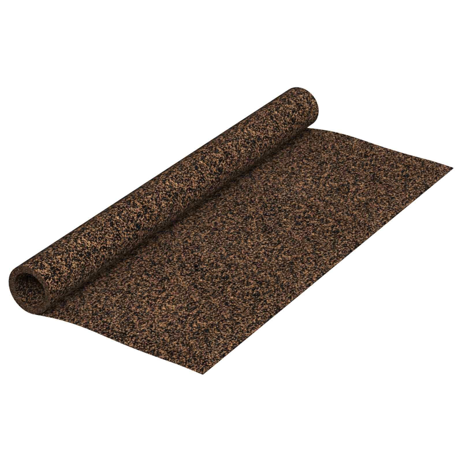 vidaXL Rouleau de liège Marron 200 x 100 cm Liège et Caoutchouc, Panneau en liège rectangulaire, flexible et éco-responsable pour un bureau moderne, beige et anti-bruit