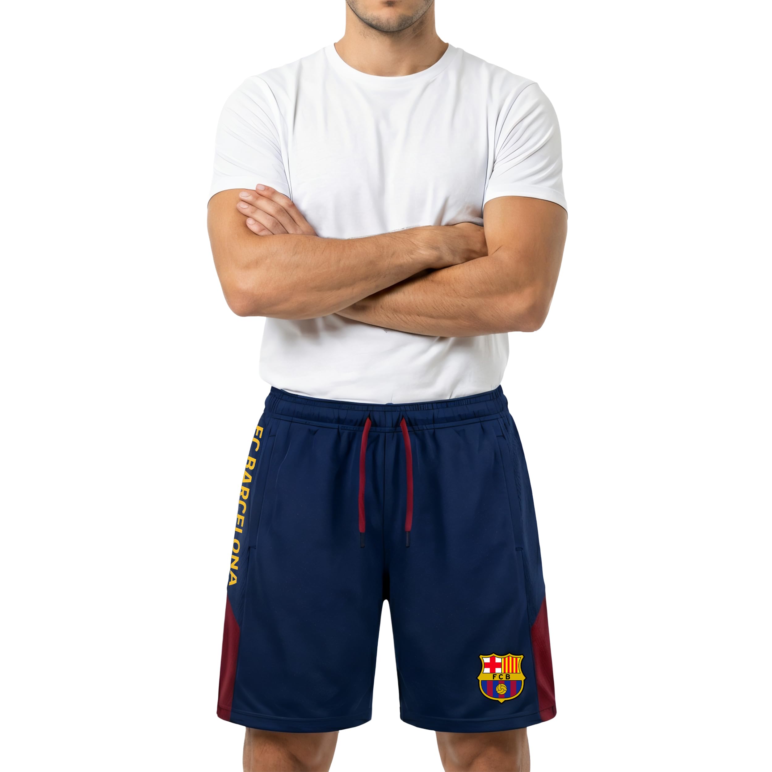FC Barcelona Short de Football athlétique pour Homme