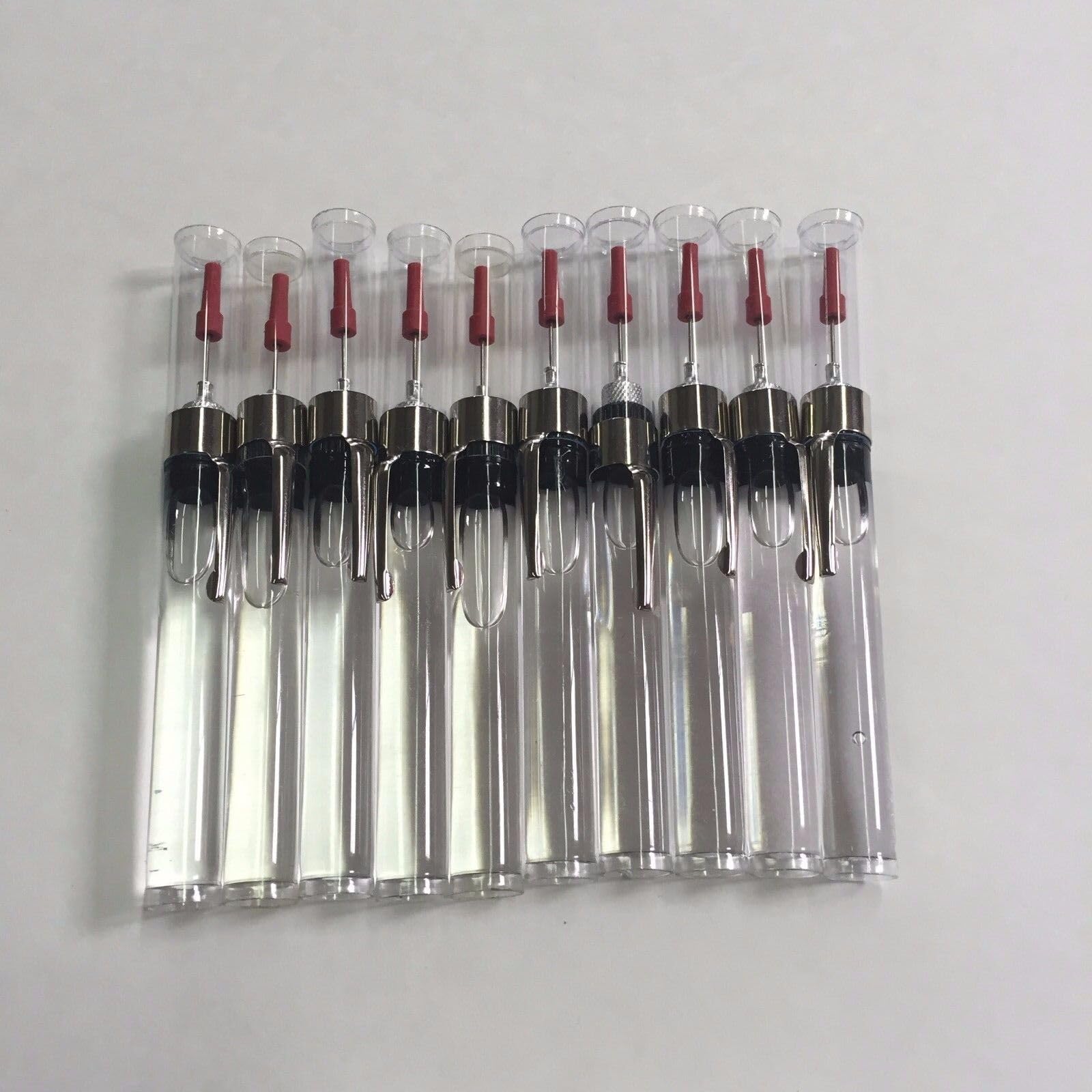 Teamwork 10 Each Refillable Precision Needle Point Oiler with Oil EW2132 Fishing Sewing