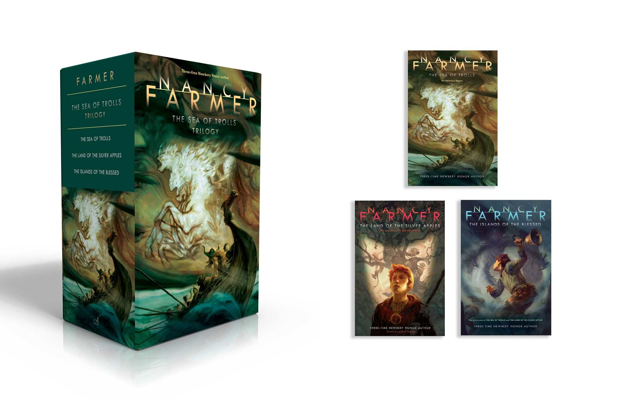 The Sea of Trolls Trilogy (Boxed Set): The Sea of Trolls; The Land of the Silver Apples; The Islands of the Blessed