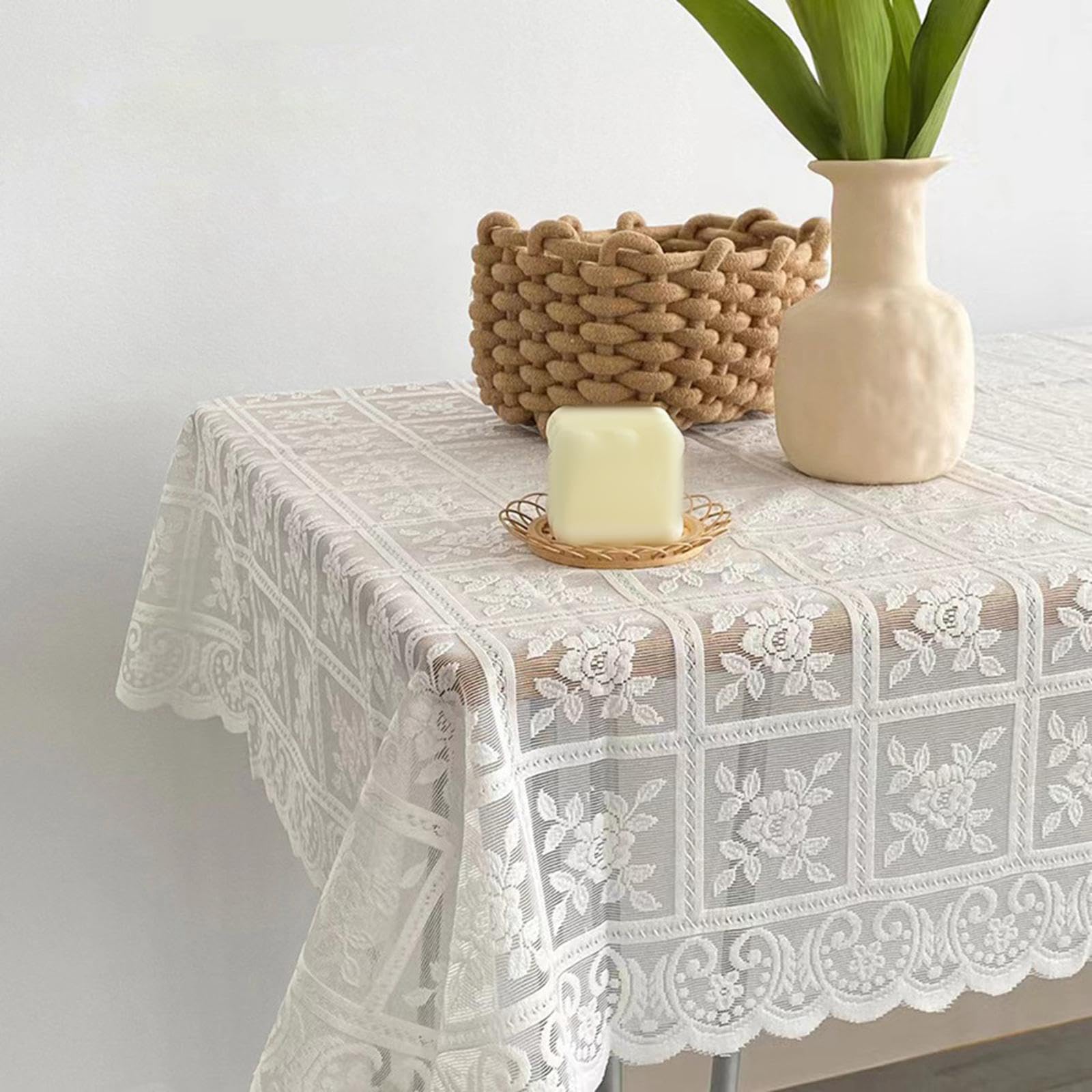 Tablecloth Square Gifts Photo Props Table Cover for Kitchen Birthday Wedding 90cmx90cm-image-17