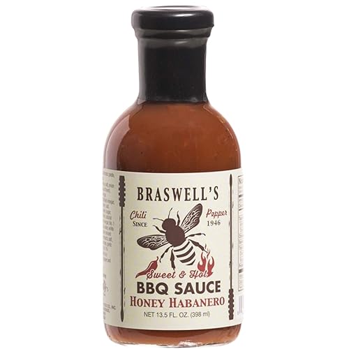 Braswell Salsa Barbacoa Miel Habanero, 13.5 oz