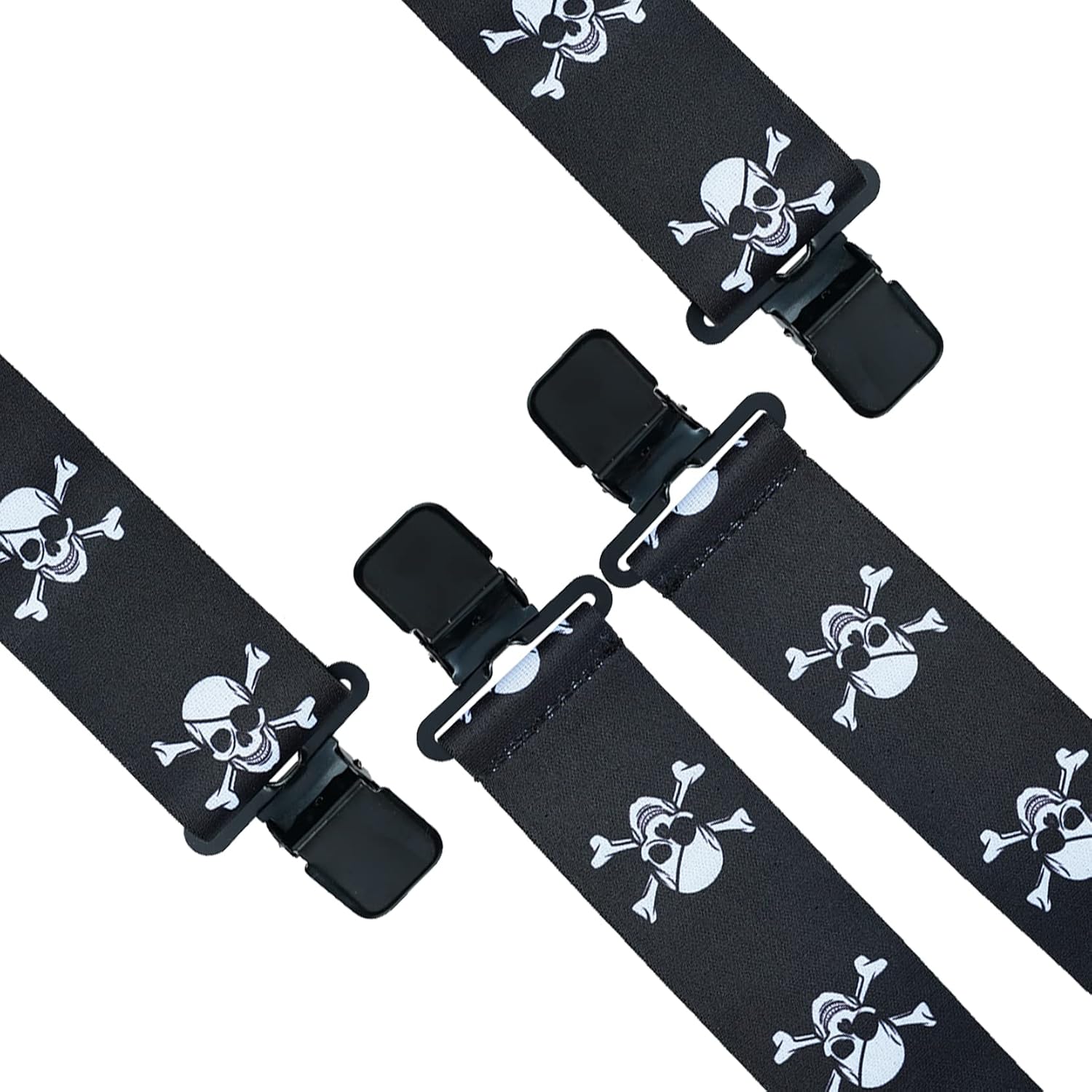 MELOTOUGH Men's Suspenders Fully Elastic 2 inch Wide X back Heavy Duty Work Suspenders - Image 5