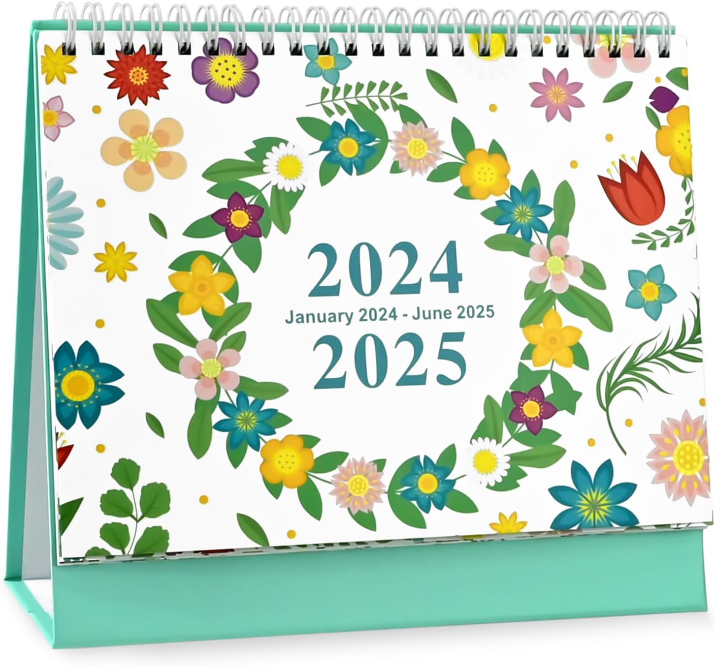 Desk Calendar 20242025, Standing Desktop Flip Planner Calendar, Monthly Desktop Calendar