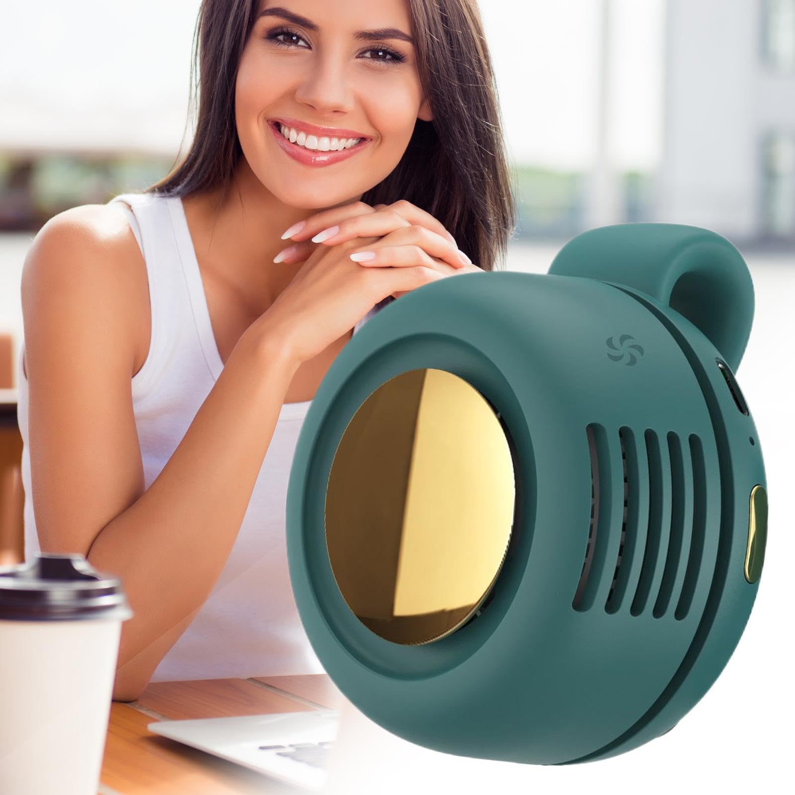 Generico Ventilatore Da Clip,3 Velocità Portatile Senza Pale Silenzioso | Ventilatore a clip personale per camicia,Per Estate Viaggi Campeggio Outdoor Escursionismo Arrampicata