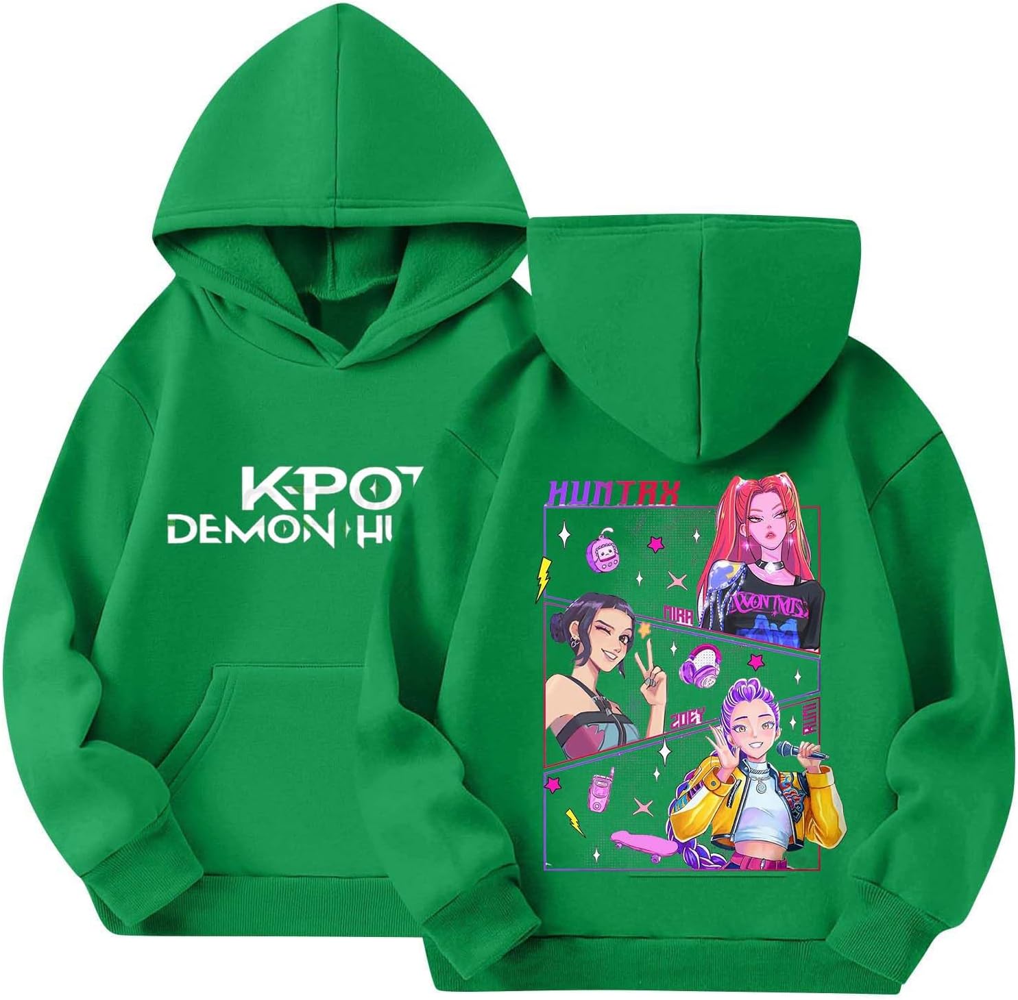 K-Pop Anime Hoodie - Streetwear Kapuzenpullover Für Teenager