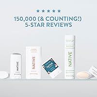 Vista 8 de Native Deodorant - Desodorante natural para hombres, sin aluminio, con bicarbonato de sodio, probióticos, aceite de coco y manteca de karité Polvo