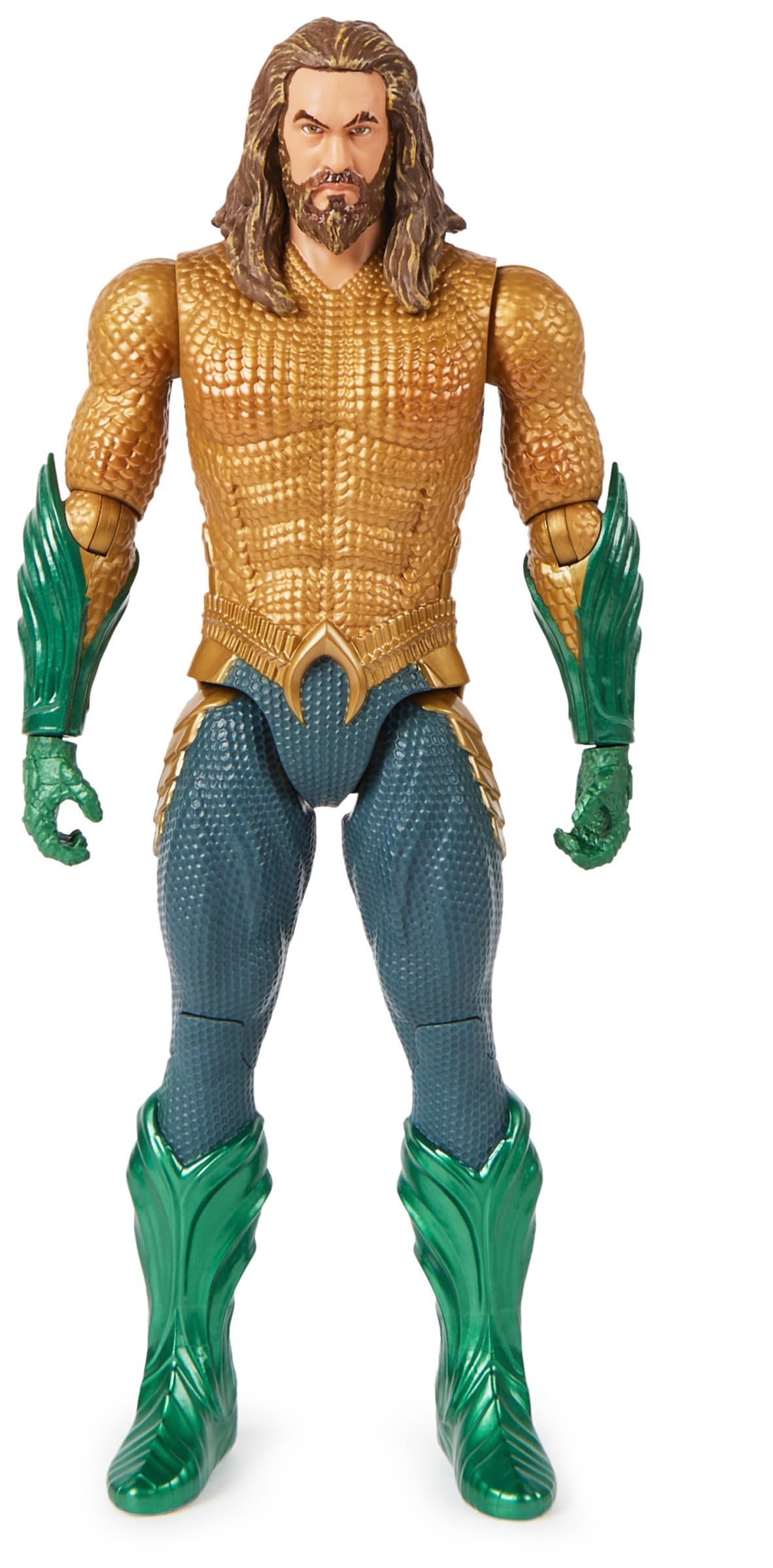 DC Comics, Aquaman Action Figure, 12-inch, Detailed Sculpt and Movie Styling, Easy to Pose, Collectible Superhero Kids Toys for Boys & Girls