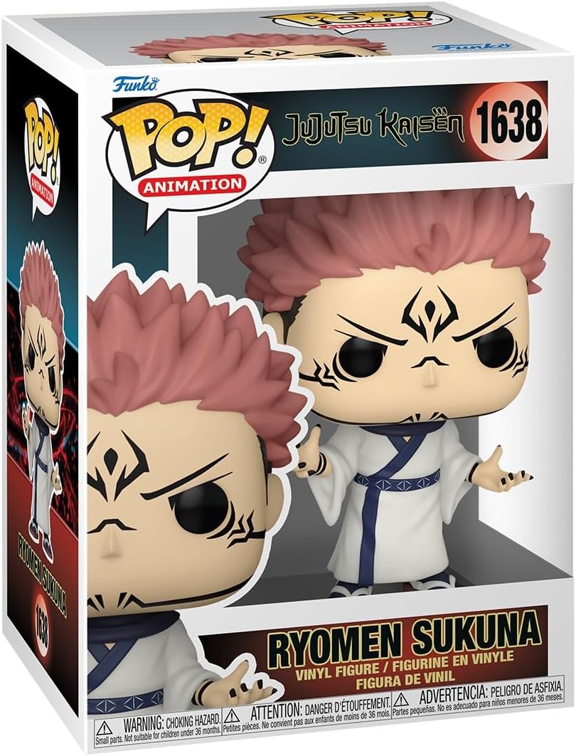 POP! Animation: JJK - Sukuna - Jujutsu Kaisen - Collectable Vinyl Figure - Gift Idea - Official Merchandise - for Kids & Adults - Anime Fans - Model Figure for Collectors and Display