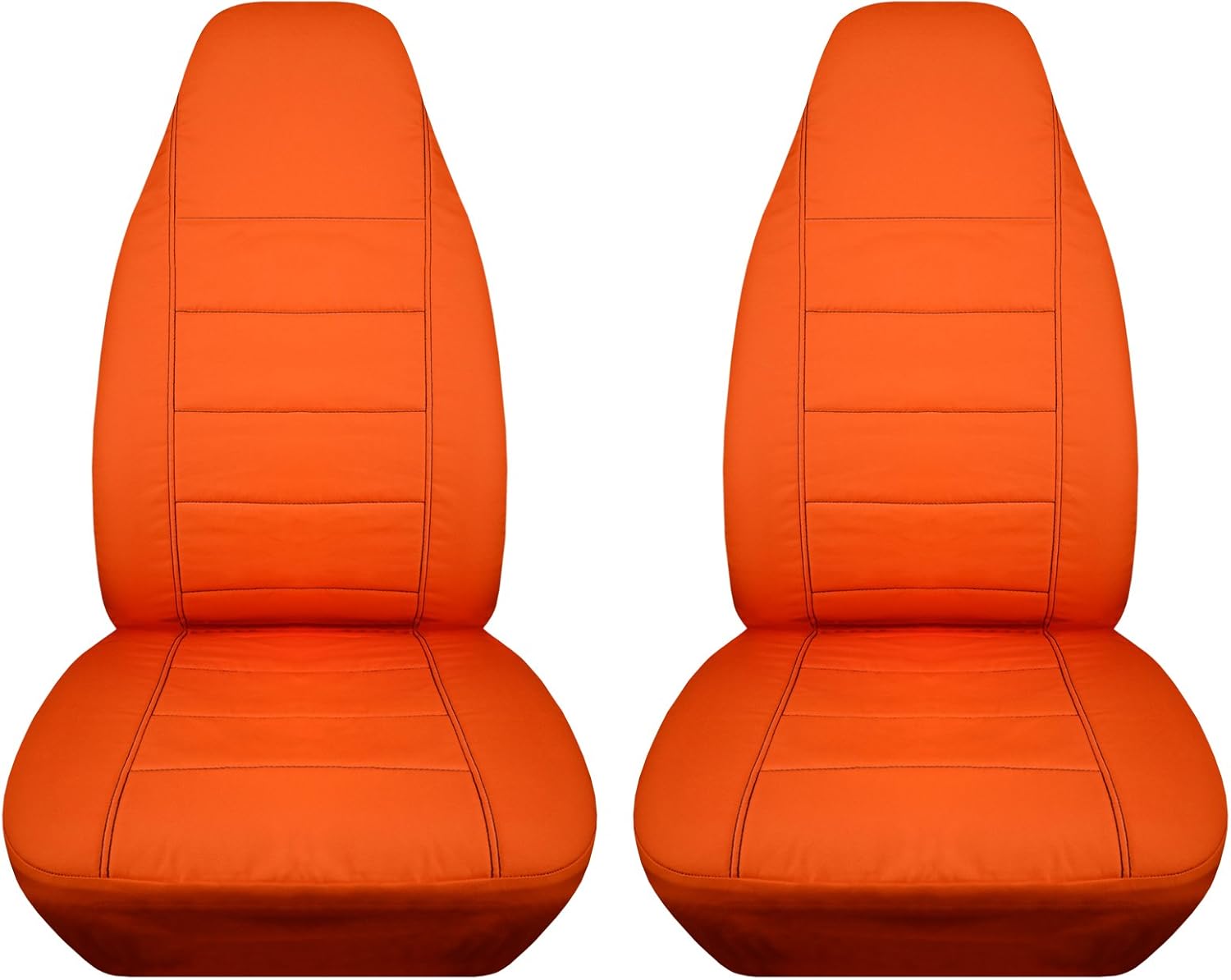 TOTALLY COVERS Solid Car Seat Covers Orange Universal